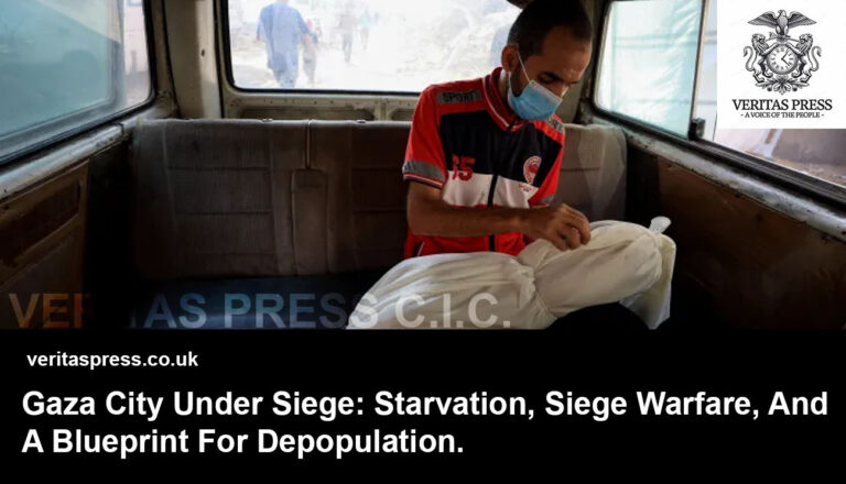 Gaza City Under Siege: Starvation, Siege Warfare, And A Blueprint For Depopulation.