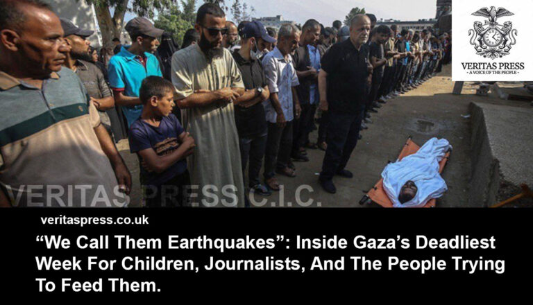 “We Call Them Earthquakes”: Inside Gaza’s Deadliest Week For Children, Journalists, And The People Trying To Feed Them.
