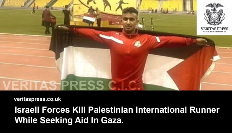 Israeli Forces Kill Palestinian International Runner While Seeking Aid In Gaza.