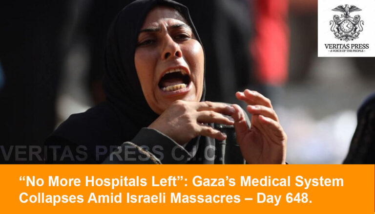 “No More Hospitals Left”: Gaza’s Medical System Collapses Amid Israeli Massacres – Day 648