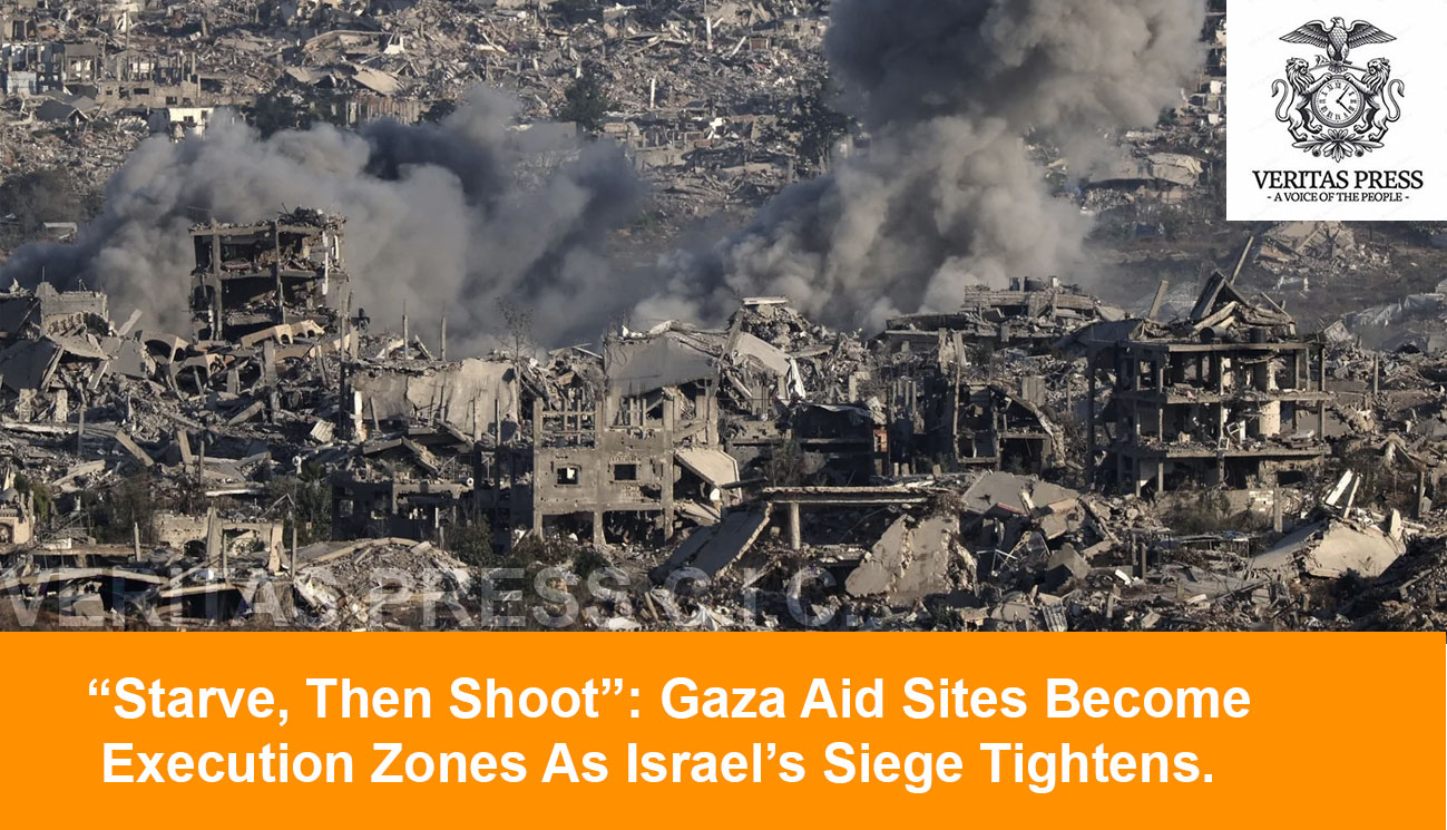 “Starve, Then Shoot”: Gaza Aid Sites Become Execution Zones As Israel’s Siege Tightens.