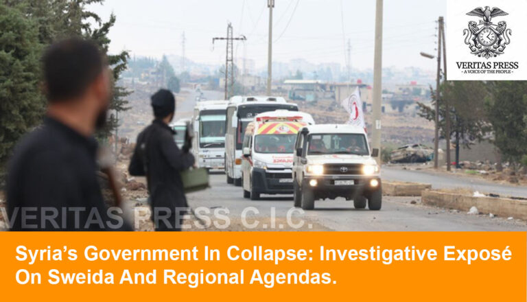 Syria’s Government In Collapse: Investigative Exposé On Sweida And Regional Agendas.
