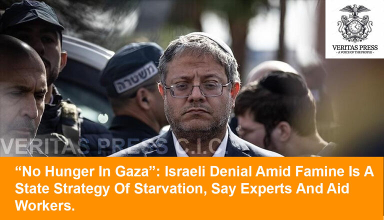 “No Hunger In Gaza”: Israeli Denial Amid Famine Is A State Strategy Of Starvation, Say Experts And Aid Workers.