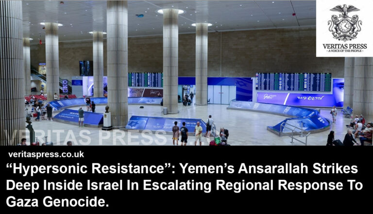 “Hypersonic Resistance”: Yemen’s Ansarallah Strikes Deep Inside Israel In Escalating Regional Response To Gaza Genocide.
