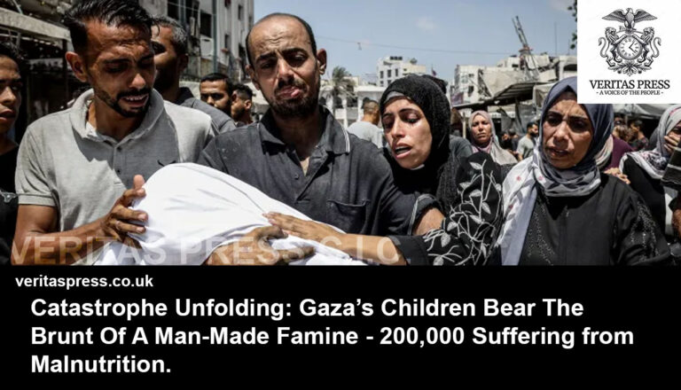 Catastrophe Unfolding: Gaza’s Children Bear The Brunt Of A Man-Made Famine- 200,000 Suffering from Malnutrition.