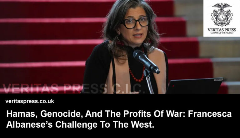 Hamas, Genocide, And The Profits Of War: Francesca Albanese’s Challenge To The West.