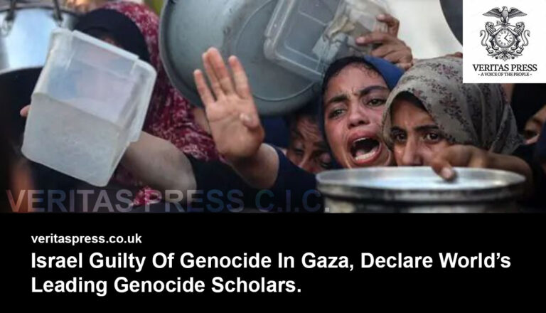 Israel Guilty Of Genocide In Gaza, Declare World’s Leading Genocide Scholars.