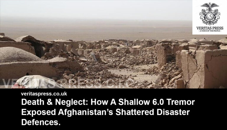 INVESTIGATION: Death & Neglect: How A Shallow 6.0 Tremor Exposed Afghanistan’s Shattered Disaster Defences.