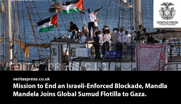 Mission To End An Israeli-Enforced Blockade, Mandla Mandela Joins Global Sumud Flotilla To Gaza.