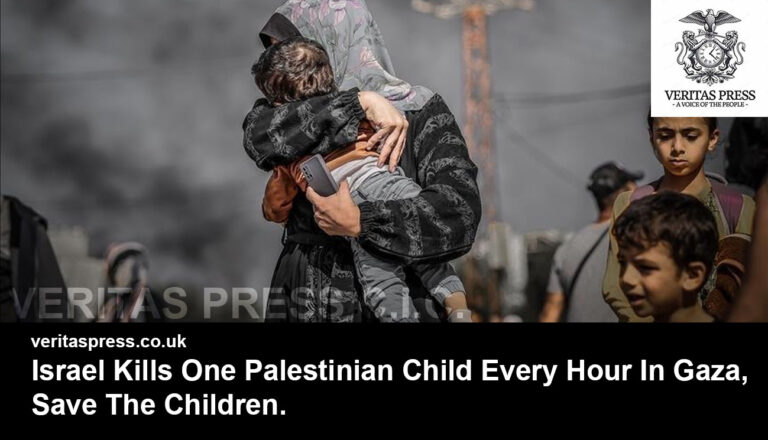 Israel Kills One Palestinian Child Every Hour In Gaza – Save The Children.