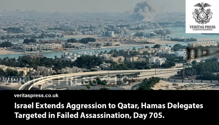 Israel Extends Aggression To Qatar, Hamas Delegates Targeted In Failed Assassination, Day 705.