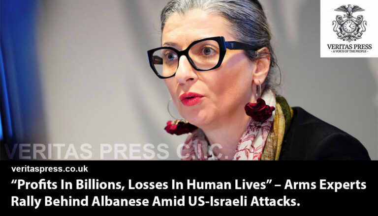 “Profits In Billions, Losses In Human Lives” – Arms Experts Rally Behind Albanese Amid US-Israeli Attacks.