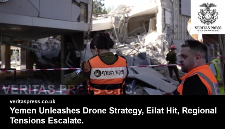 Yemen Unleashes Drone Strategy, Eilat Hit, Regional Tensions Escalate.