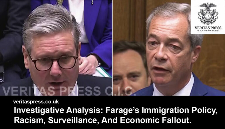 Investigative Analysis: Farage’s Immigration Policy, Racism, Surveillance, And Economic Fallout.