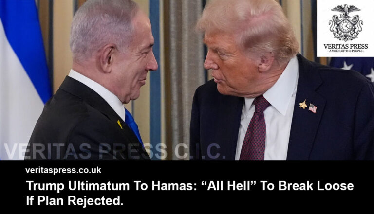 Trump Ultimatum To Hamas: “All Hell” To Break Loose If Plan Rejected.