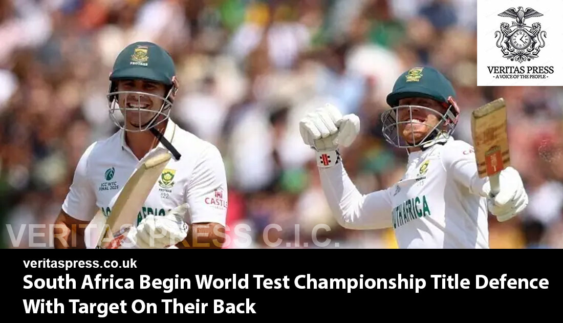 South Africa Begin World Test Championship Title Defence With Target On Their Back.