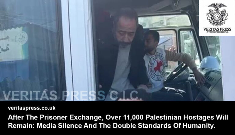 After The Prisoner Exchange, Over 11,000 Palestinian Hostages Will Remain: Media Silence And The Double Standards Of Humanity.