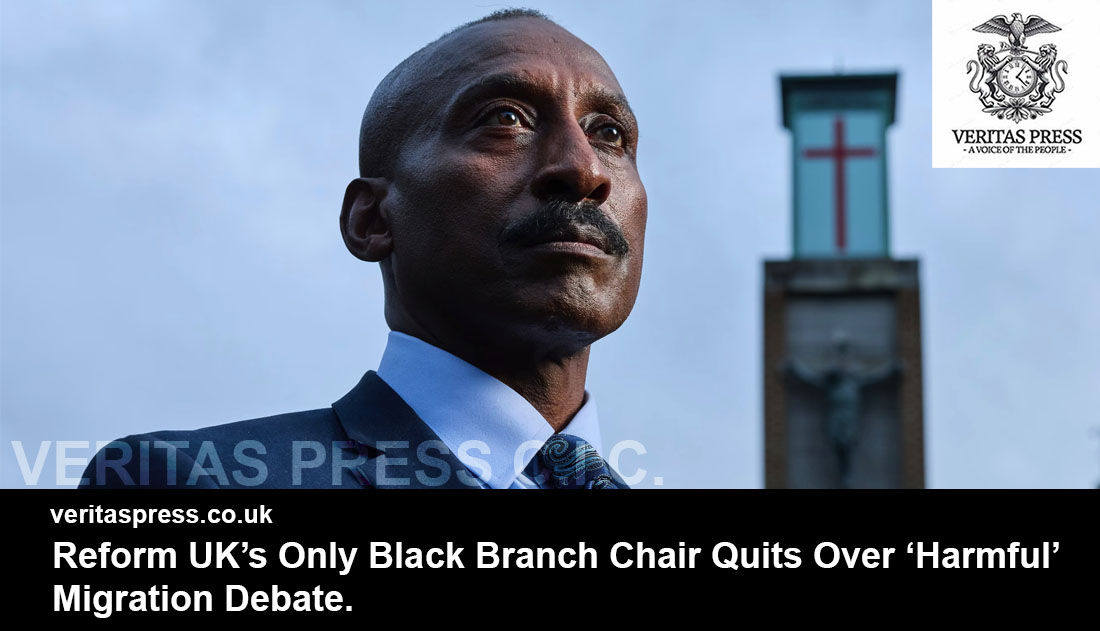 Reform UK’s Only Black Branch Chair Quits Over ‘Harmful’ Migration Debate.