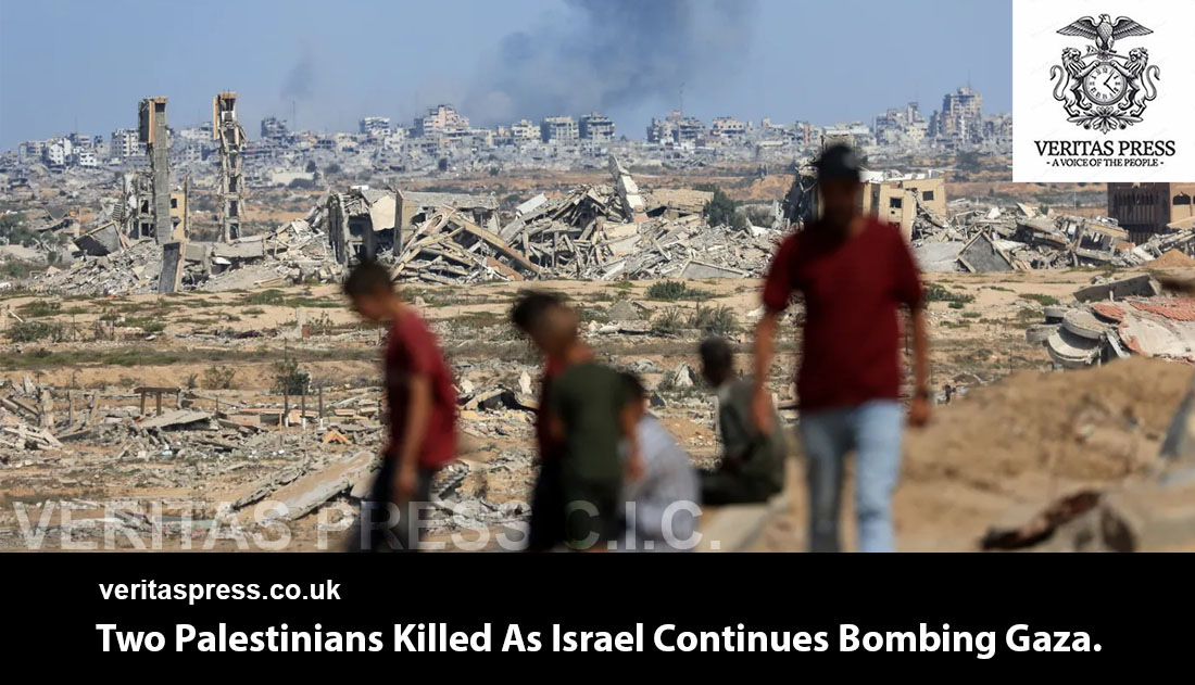 Two Palestinians Killed As Israel Continues Bombing Gaza.