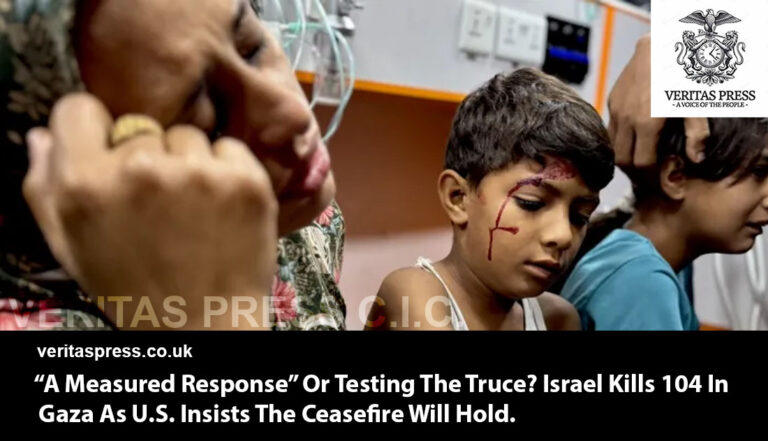 “A Measured Response” Or Testing The Truce? Israel Kills 104 In Gaza As U.S. Insists The Ceasefire Will Hold.