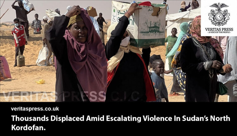Thousands Displaced Amid Escalating Violence In Sudan’s North Kordofan.