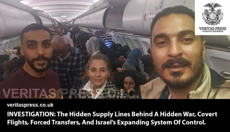 INVESTIGATION: The Hidden Supply Lines Behind A Hidden War, Covert Flights, Forced Transfers, And Israel’s Expanding System Of Control.