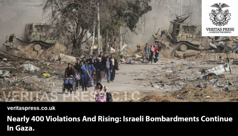 Nearly 400 Violations And Rising: Israeli Bombardments Continue In Gaza.
