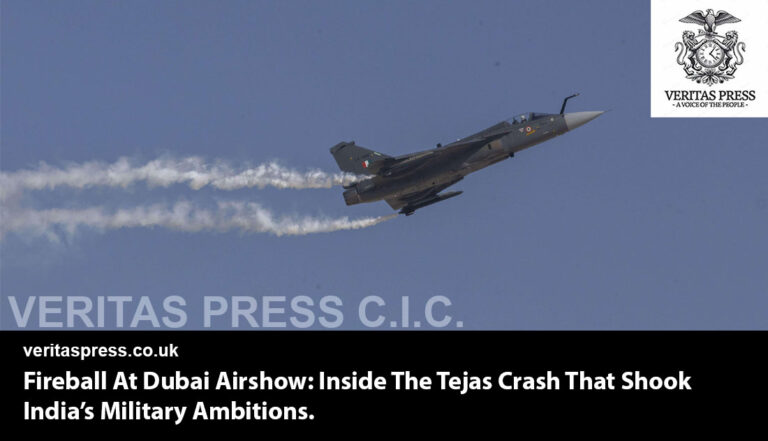 Fireball At Dubai Airshow: Inside The Tejas Crash That Shook India’s Military Ambitions.