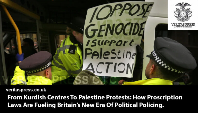 From Kurdish Centres To Palestine Protests: How Proscription Laws Are Fueling Britain’s New Era Of Political Policing.