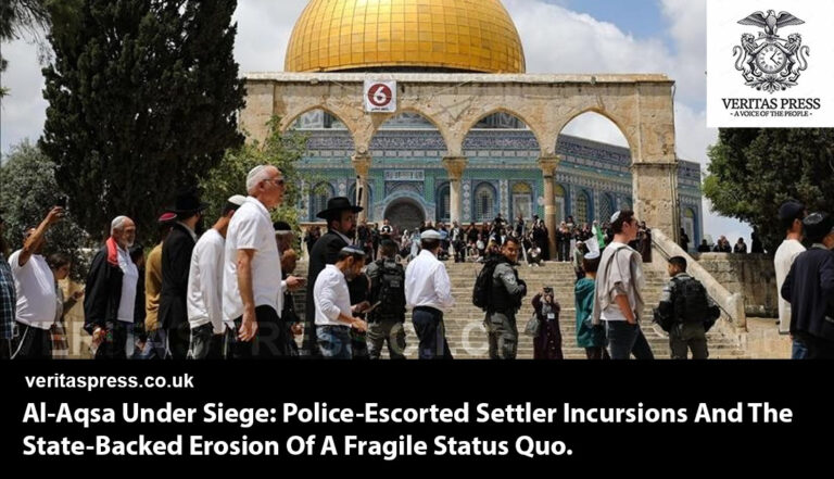 Al-Aqsa Under Siege: Police-Escorted Settler Incursions And The State-Backed Erosion Of A Fragile Status Quo.