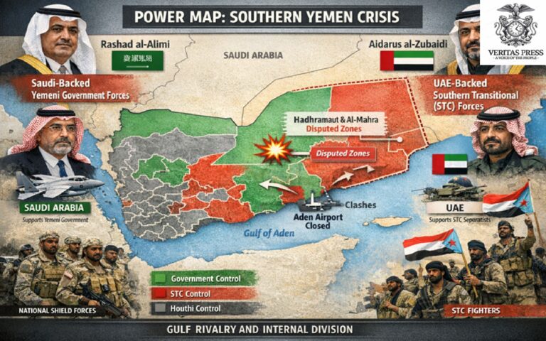 Yemen’s Fractured Front: Saudi Jets Strike UAE-Backed STC As Gulf Rivalry Explodes.