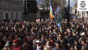 UK: MARCHING INTO THE STORM – Thousands Rally In London Against Far-Right Mobilisation In Historic Multicultural Protest.