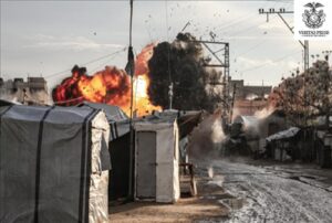 GAZA: The Israeli Military’s Drone Strike In Eastern Gaza City Results In The Deaths Of 3 Palestinians.